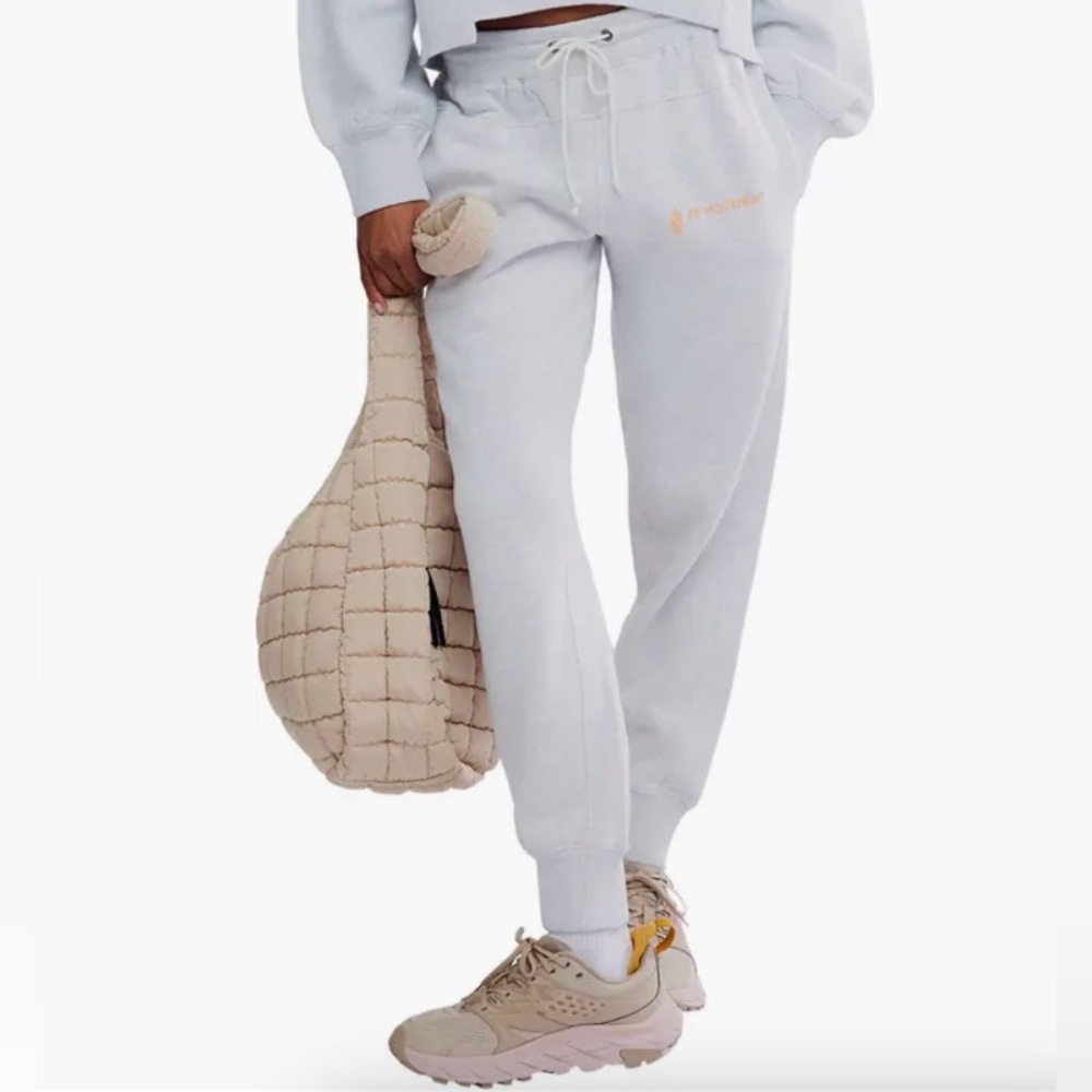 Free People Undefeated joggers. NWOT. Heather grey